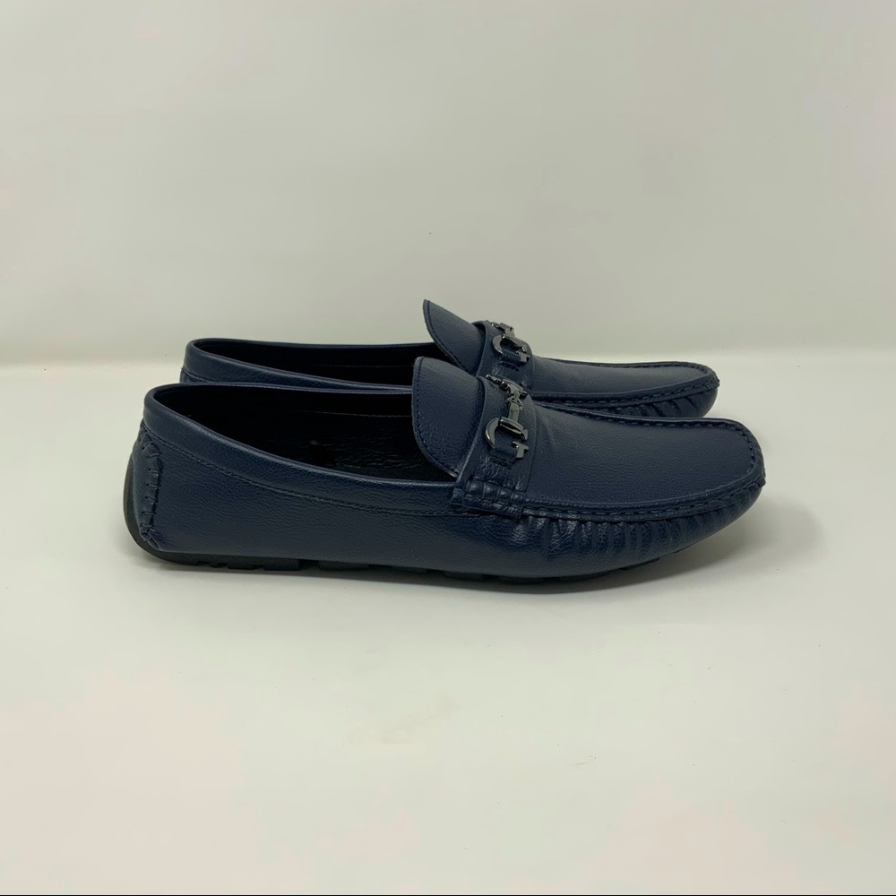 GUESS Men's Adlers Loafer Navi Blue US 10 - Picture 3 of 8